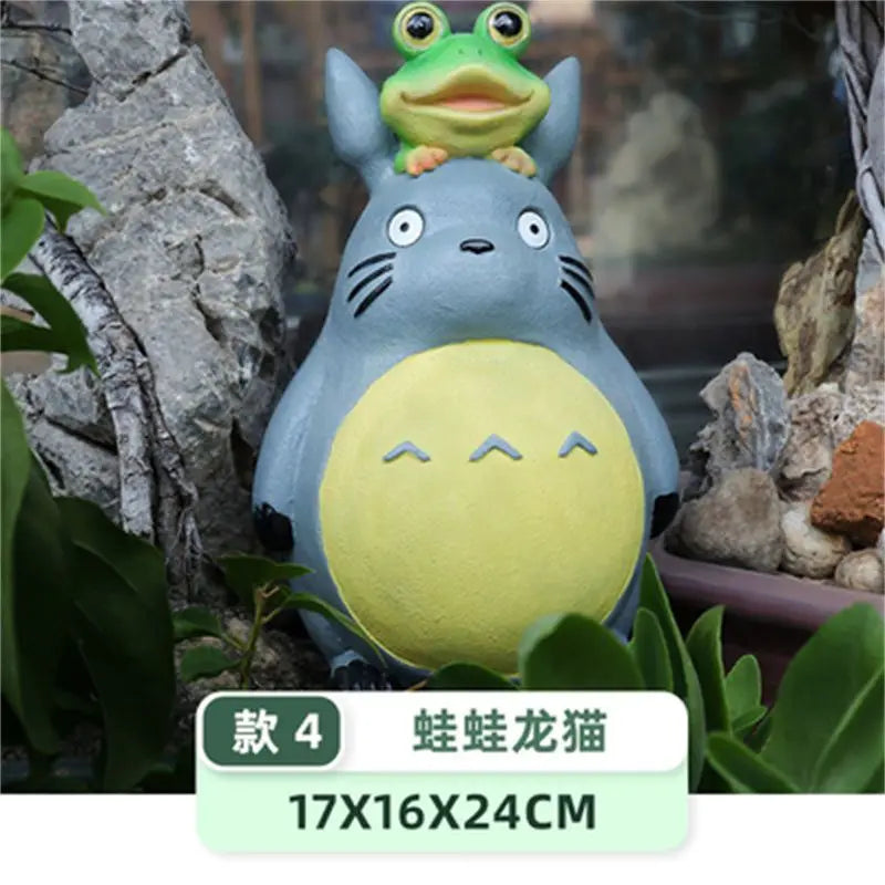 Whimsical Resin Forest Friend Garden Statue for Outdoor & Indoor Decor