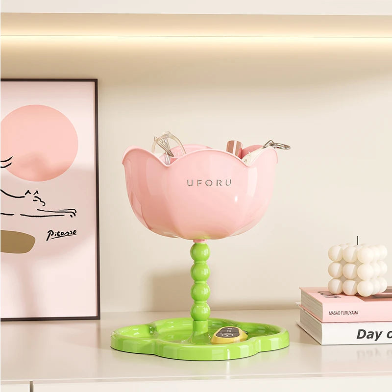 Flora Double-Tier Organizer Stand for Entryway or Bedroom