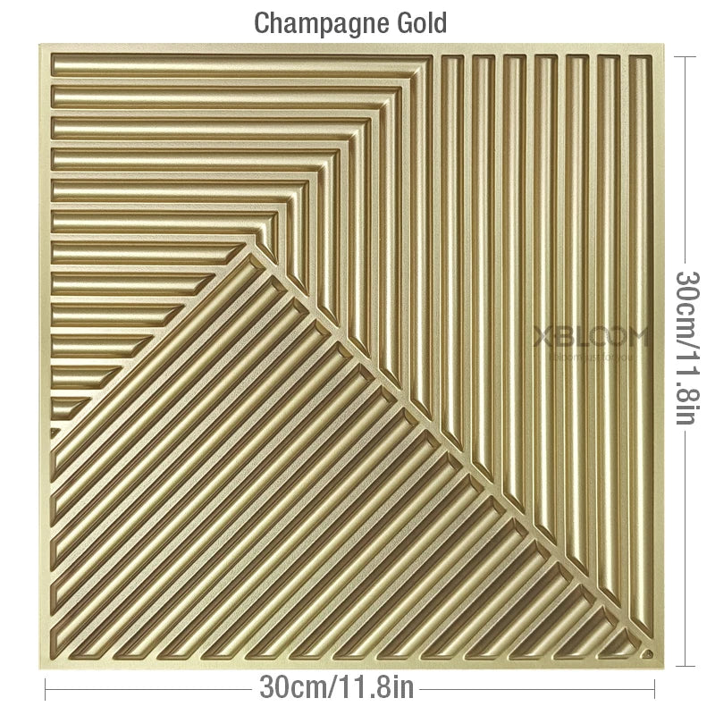 Facet 3D Geometric Wall Panel, 30x30cm