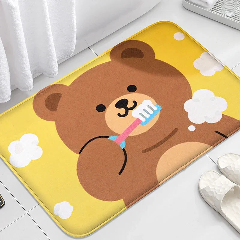 Willow Cartoon Anti-Slip Bath Mat