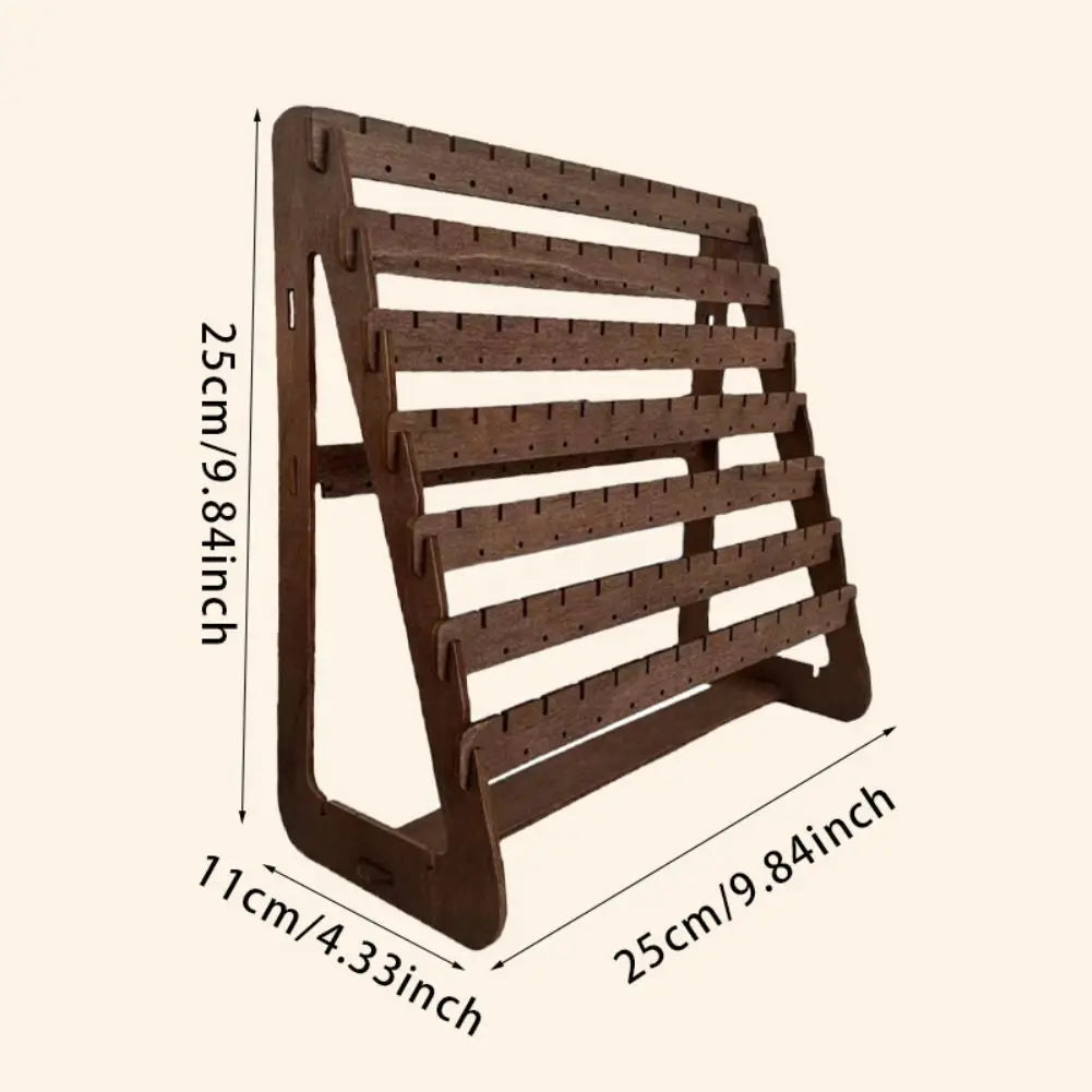 Wooden Earring Display Stand for Dresser or Vanity