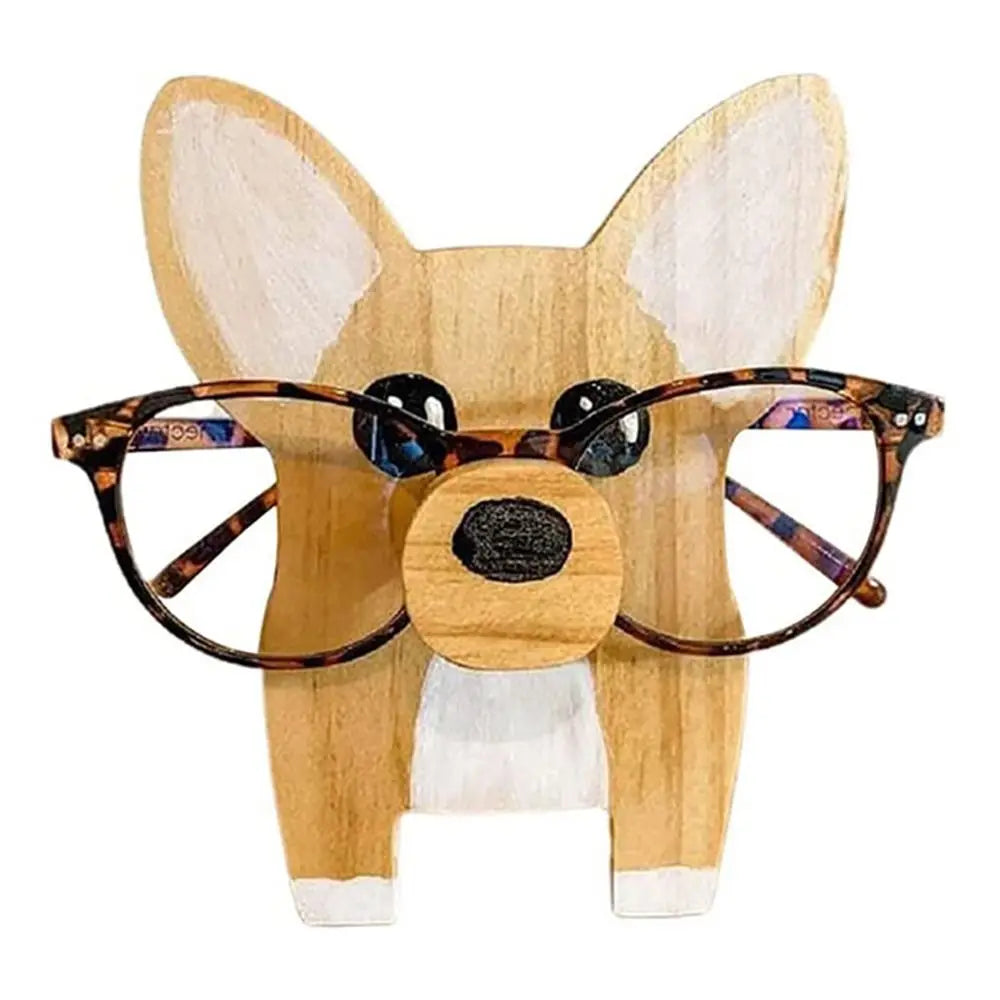 Whimsical Animal Wooden Eyeglasses Holder Stand