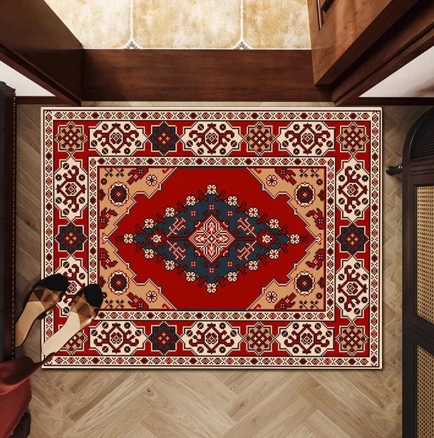 Layla Woven Geometric Persian-Style Accent Rug