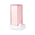 Automatic Cotton Pad Dispenser for Vanity and Bathroom – Press Out Holder in Pink or Grey