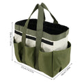 8-Pocket Oxford Cloth Garden Tool Bag Organizer for Tidy Potting & Outdoor Storage