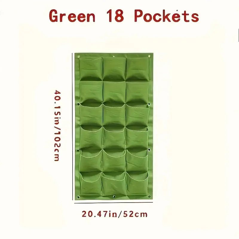 18-Pocket Vertical Garden Planter for Wall, Balcony or Patio