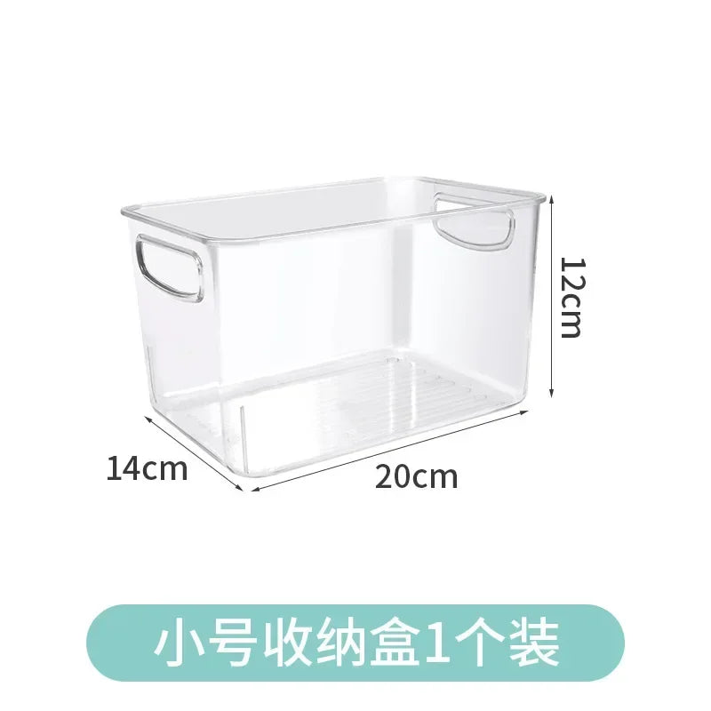 Clear Rolling Can Dispenser and Stackable Storage Bins for Kitchen or Pantry