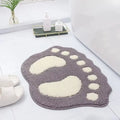 Soft Footprint Microfiber Bath Mat – Absorbent, Non-Slip, 40x60cm