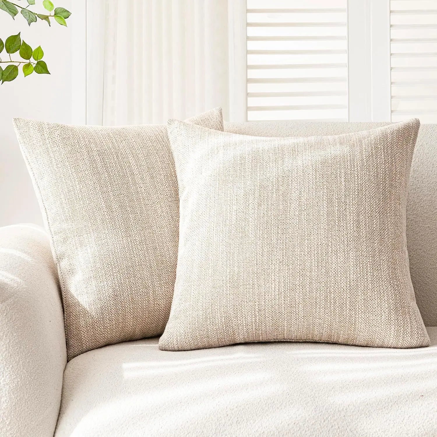 Rowan Woven Chenille Throw Pillow Cover