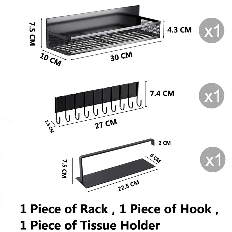 Magnetic Metal Spice Rack Set for Fridge or Oven – Kitchen Organization