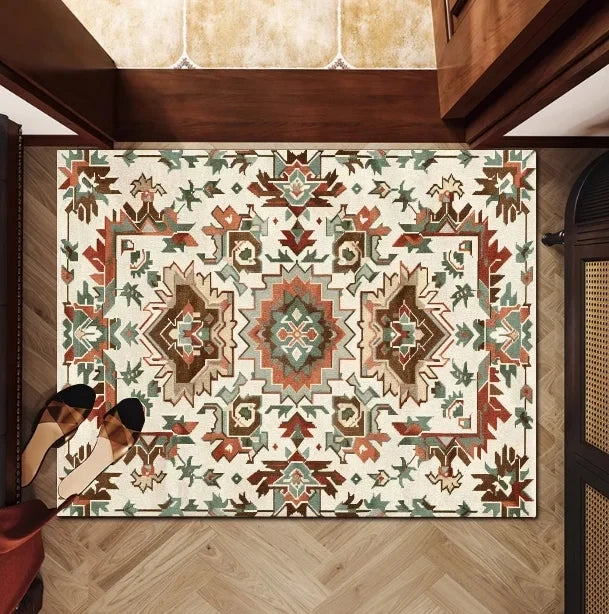 Layla Woven Geometric Persian-Style Accent Rug