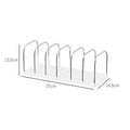 Modern Desktop Bookshelf Organizer with Non-Slip Base