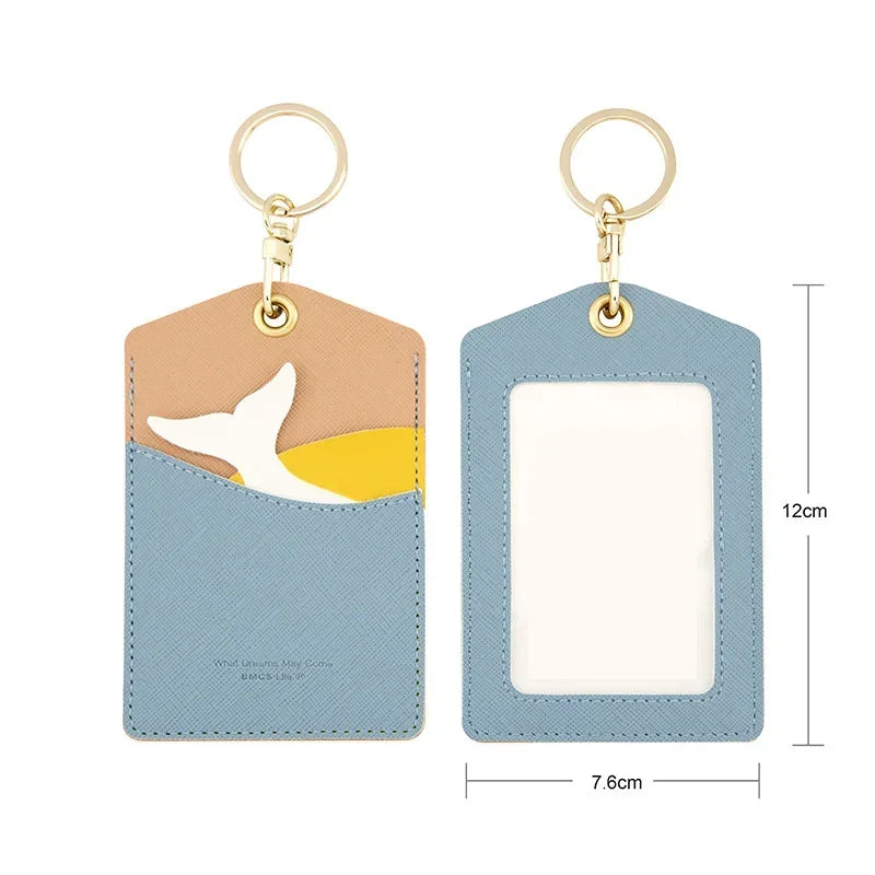 Meadow Animal Card Holder Keychain