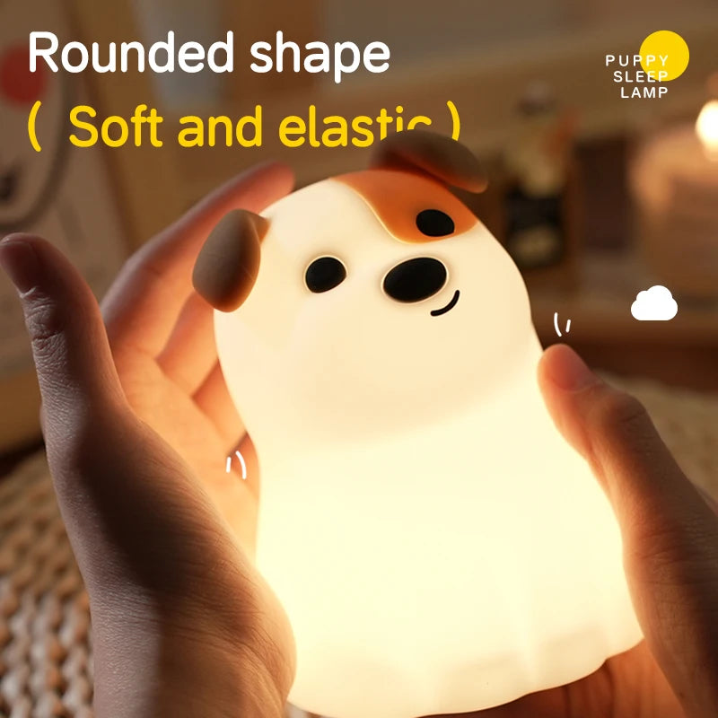 Marlow Animal Silicone Night Light – Kids’ Bedside LED Lamp