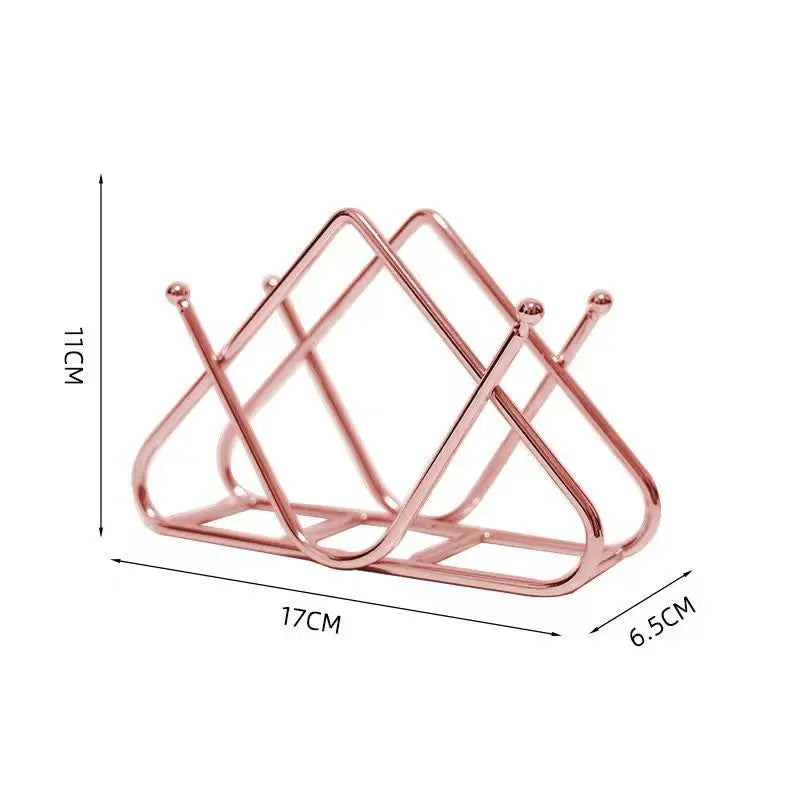 Modern Metal Napkin Holder for Kitchen or Dining Table