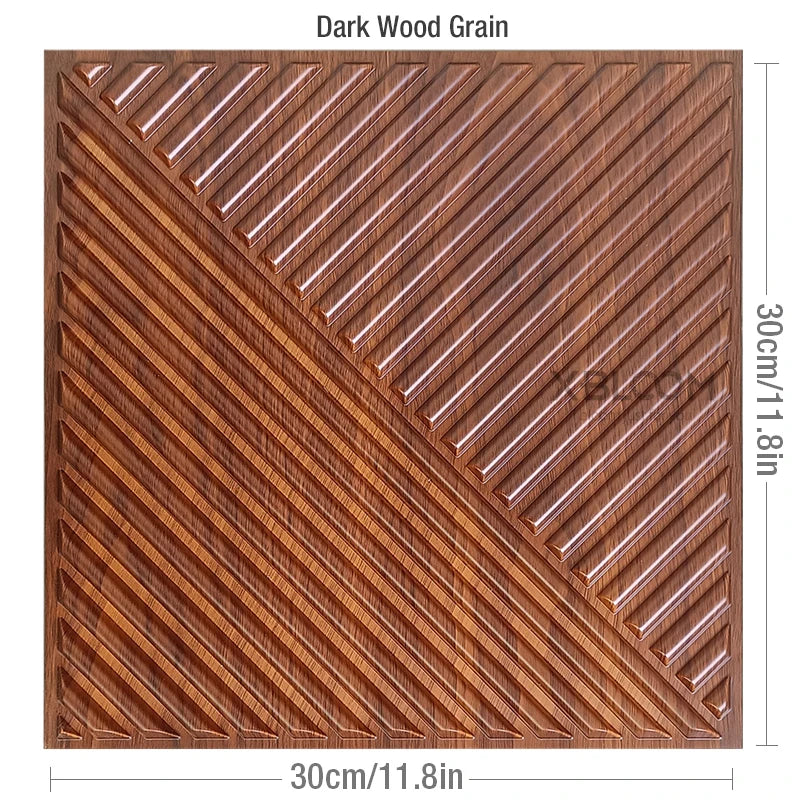 Facet 3D Geometric Wall Panel, 30x30cm