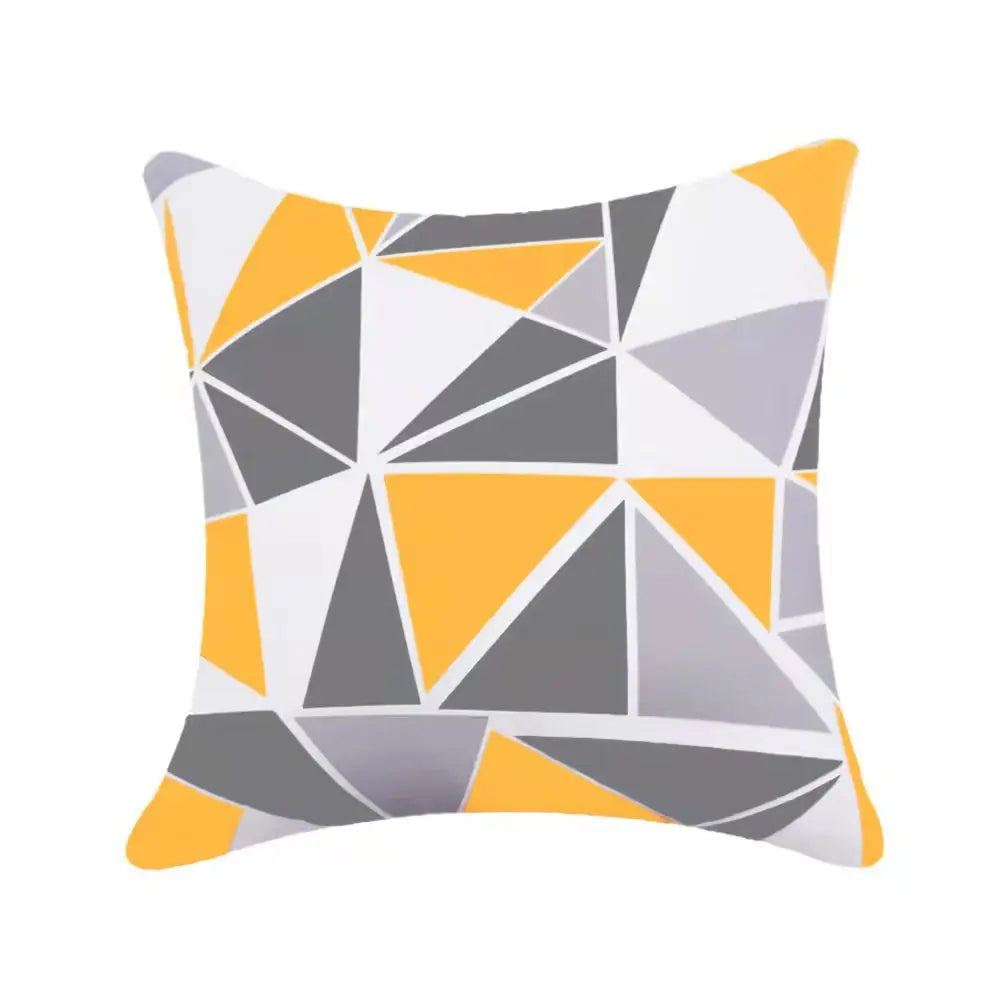 Modern Geometric Outdoor Cushion Covers – Splash Proof Oxford Cloth for Patio, Garden, or Terrace