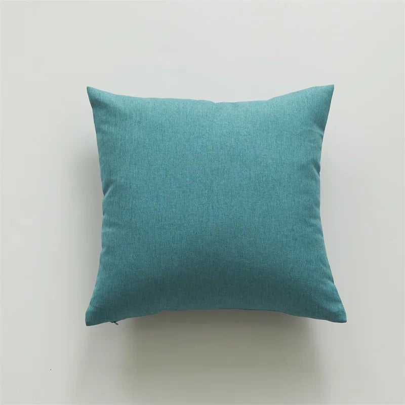 Solid Color Outdoor Waterproof Cushion Cover for Patio or Porch