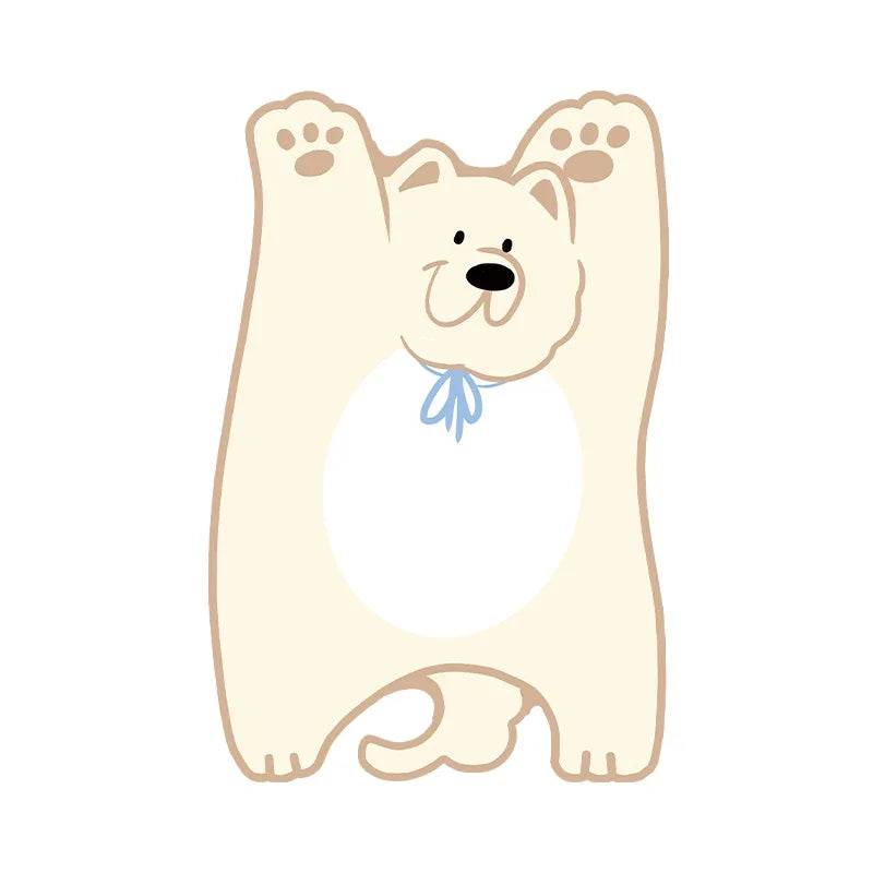Cartoon Animal Shaped Bath Mat – Soft Anti-Slip Rug for Bathroom, Bedroom, or Nursery