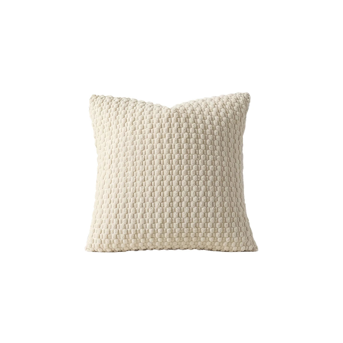 Arlo Textured Corduroy Pillow Cover – Square Boho Accent for Living Room or Bedroom