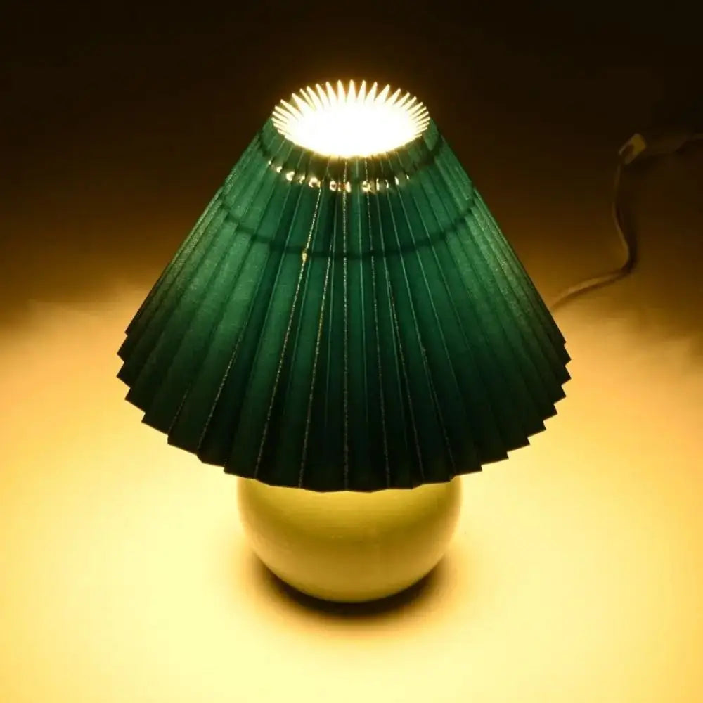 Eden Pleated Fabric Lampshade for Table Lamps and Chandeliers