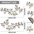 Olive Grove Metal Branch Wall Art – Set of 2