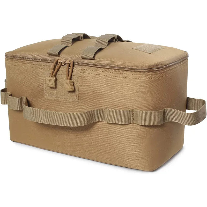 Outdoor Gear Organizer Bag, 600D Polyester, Army Green, Black, Khaki
