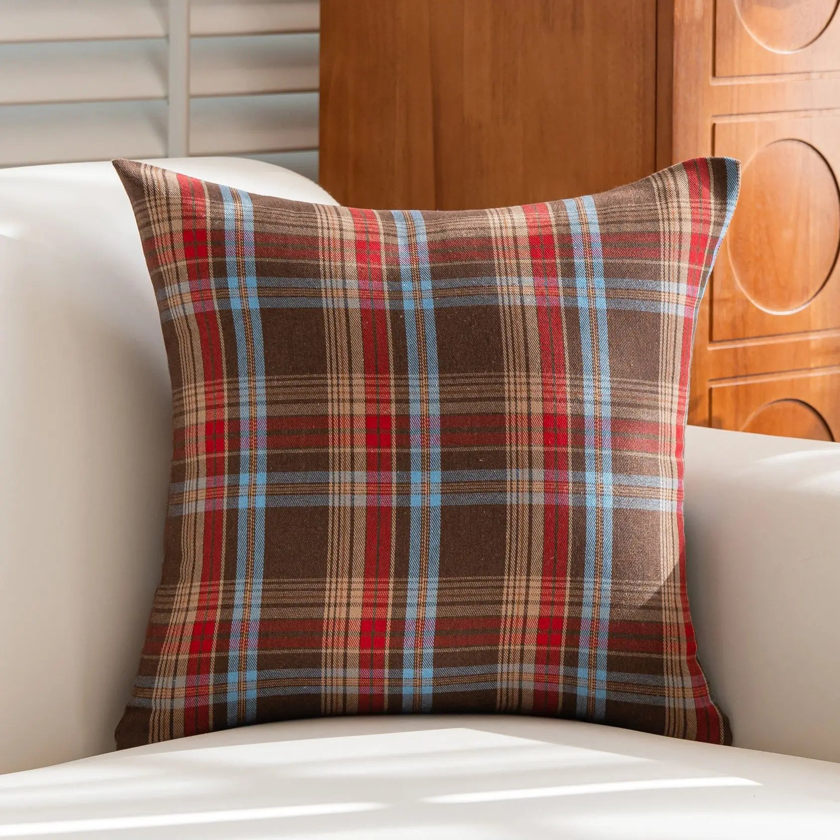 Scottish Tartan Plaid Throw Pillow Covers – Holiday & Cozy Home Decor