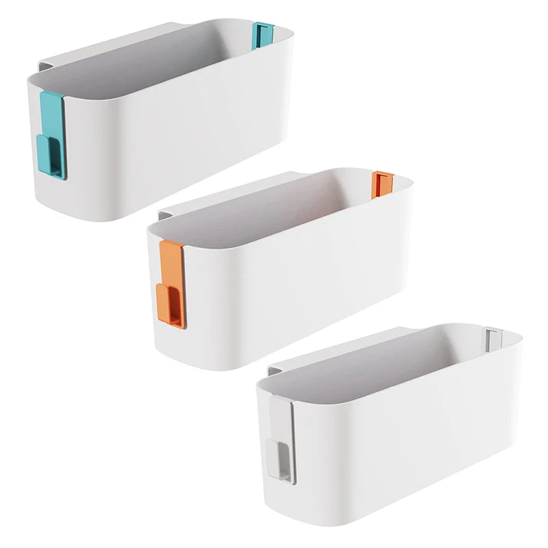 Bedside Hanging Storage Caddy with Removable Hooks