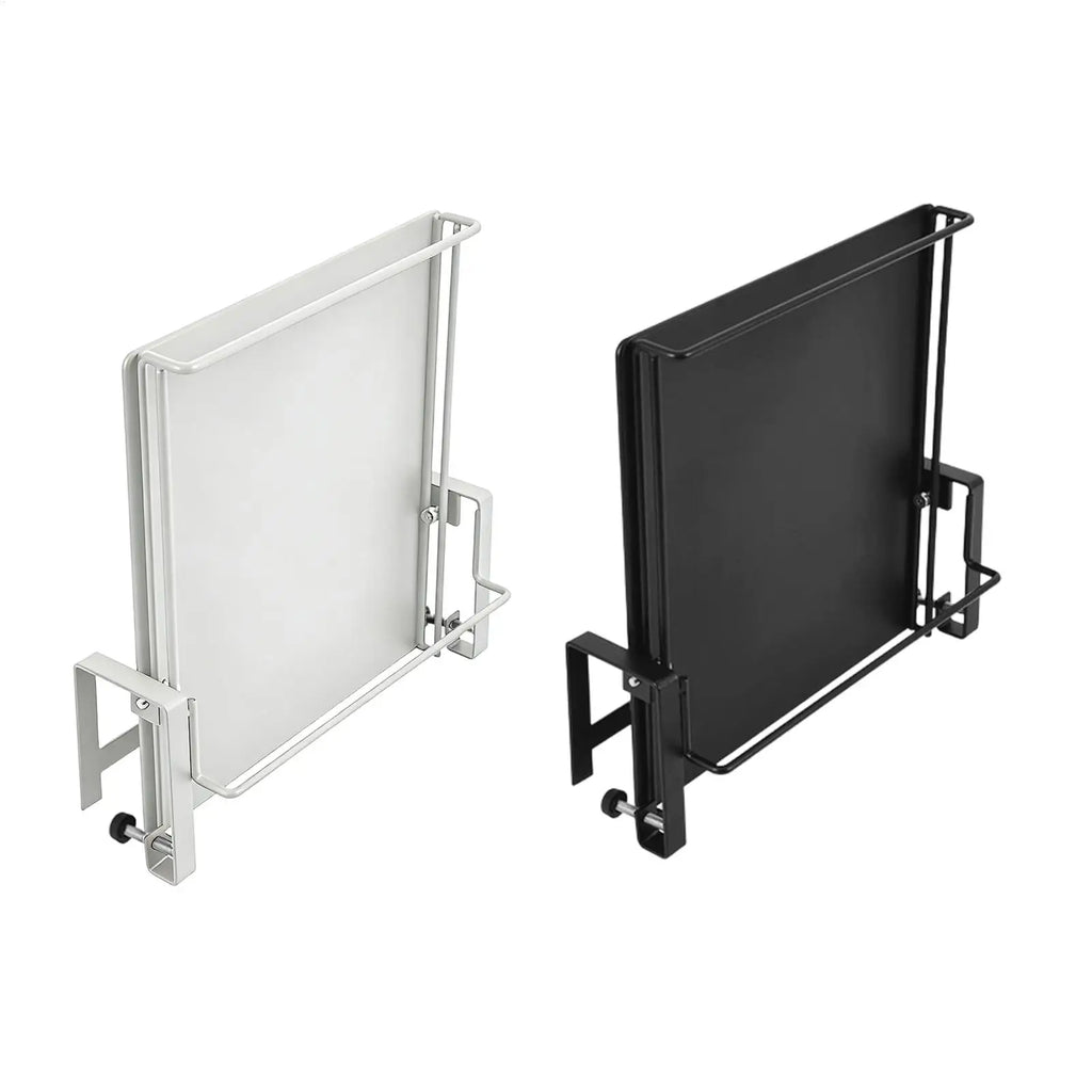 Foldable Over-Cabinet Shelf with Towel Bar for Small Kitchens & Bathrooms