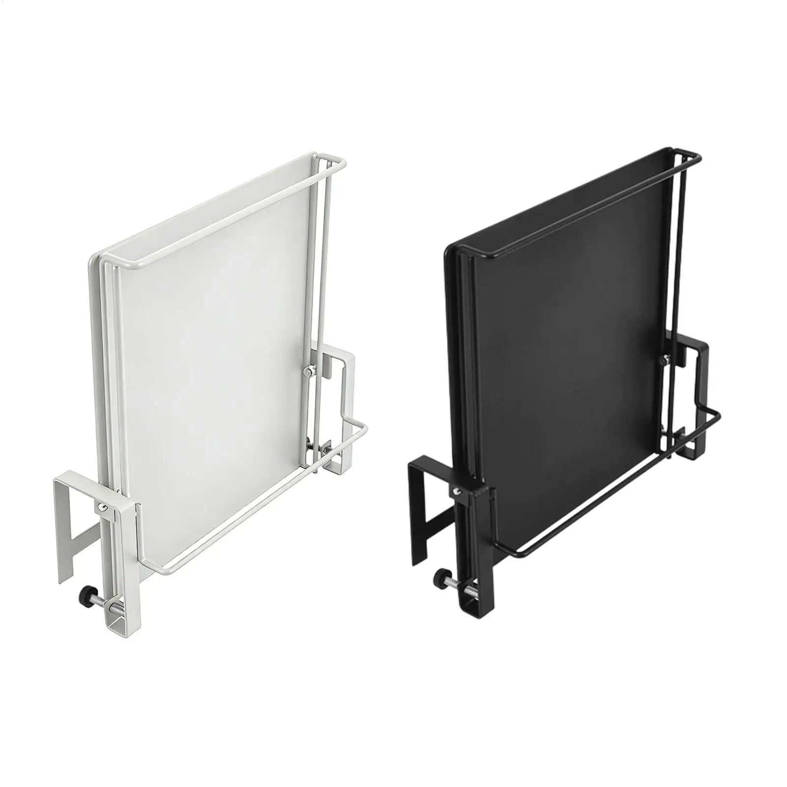 Foldable Over-Cabinet Shelf with Towel Bar for Small Kitchens & Bathrooms
