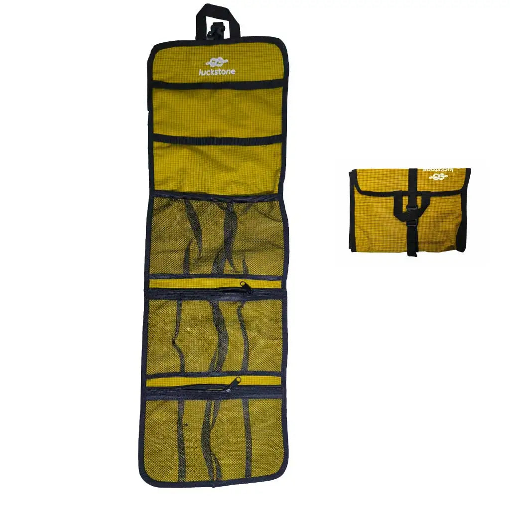 Foldable Climbing Gear Organizer Roll for Carabiners and Tools