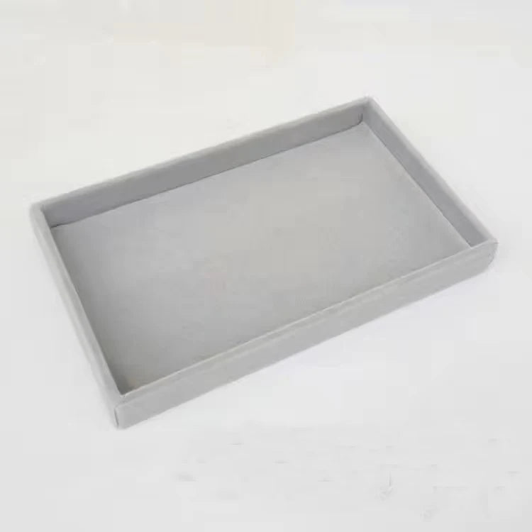 Velvet Jewelry Drawer Organizer Tray – Various Grid Options