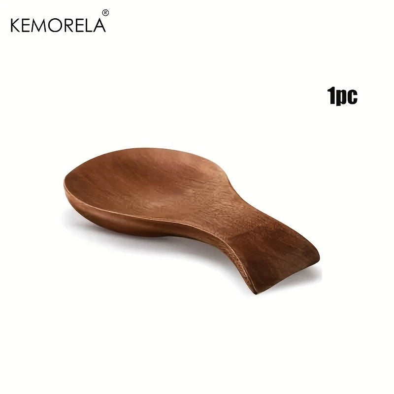 Wooden Spoon Rest for Kitchen Counters – Farmhouse Style Holder