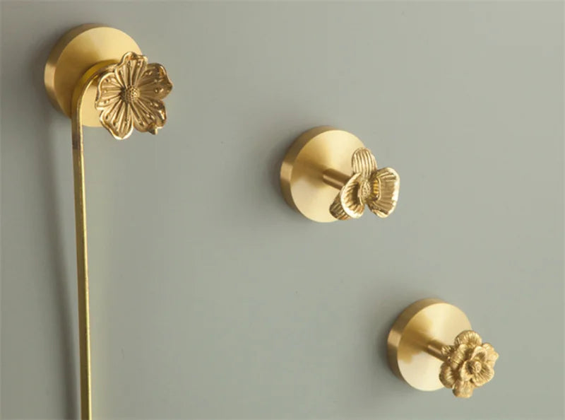 Eden Brass Animal Wall Hook – Sculpted Decorative Hook for Entryway or Bathroom