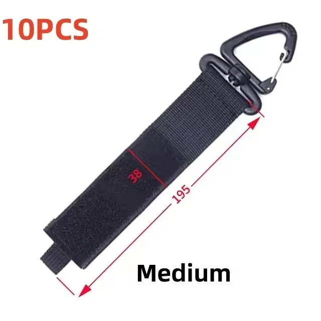 Rotating Buckle Cord Organizer Straps for Garage, Workshop, or Shed
