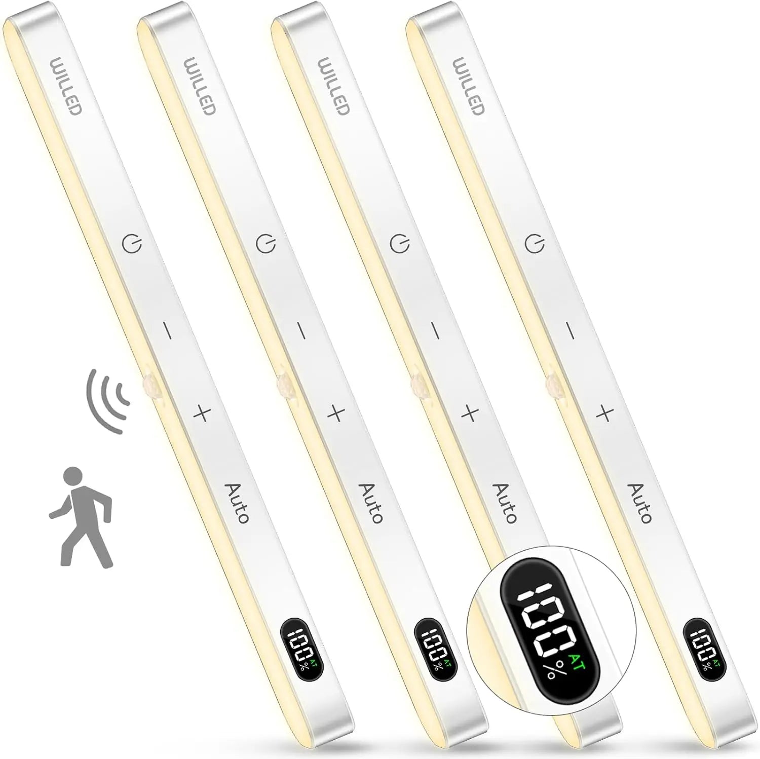 Rechargeable Motion Sensor Light Bar for Closets and Cabinets