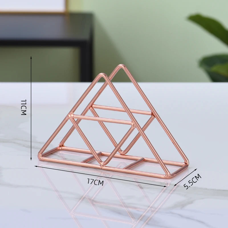 Modern Metal Napkin Holder for Kitchen or Dining Table