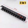 Metal Wall-Mounted Tool Rack for Screwdrivers & Pliers – Garage Organizer