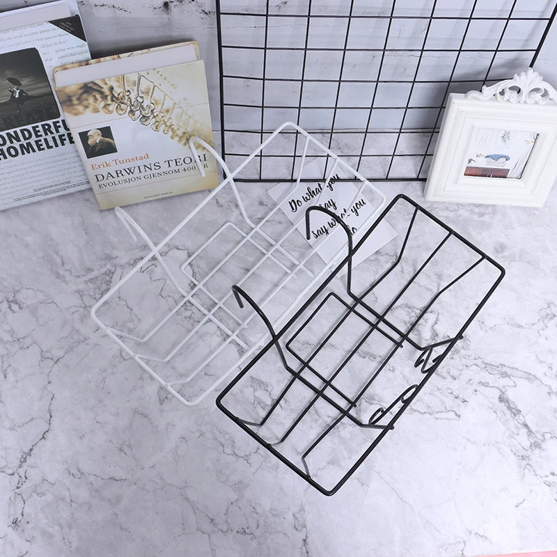 Hanging Metal Wire Basket with Hooks for Balcony or Wall Grid
