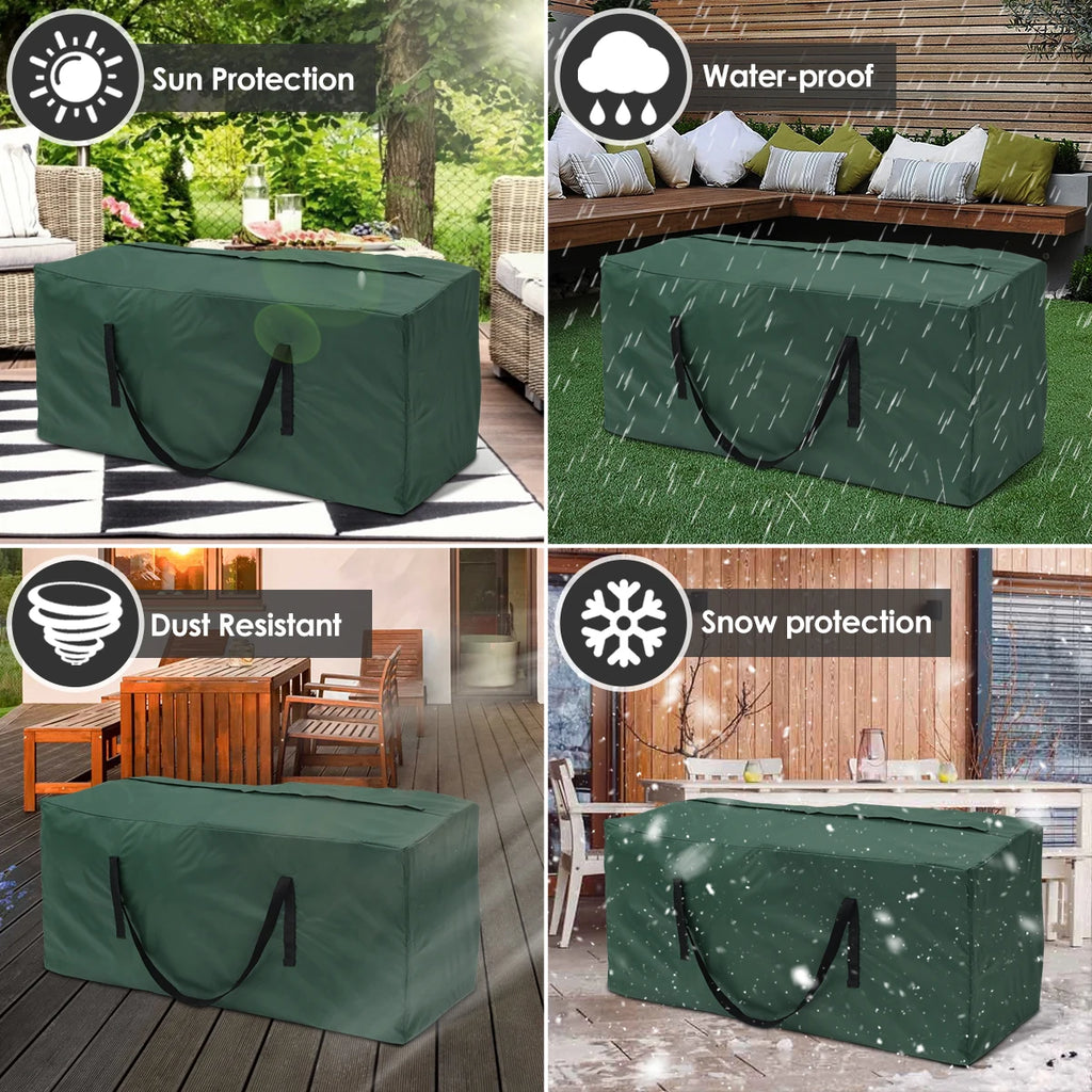 Outdoor Cushion & Furniture Storage Bag – Water-Resistant Oxford, Multiple Sizes