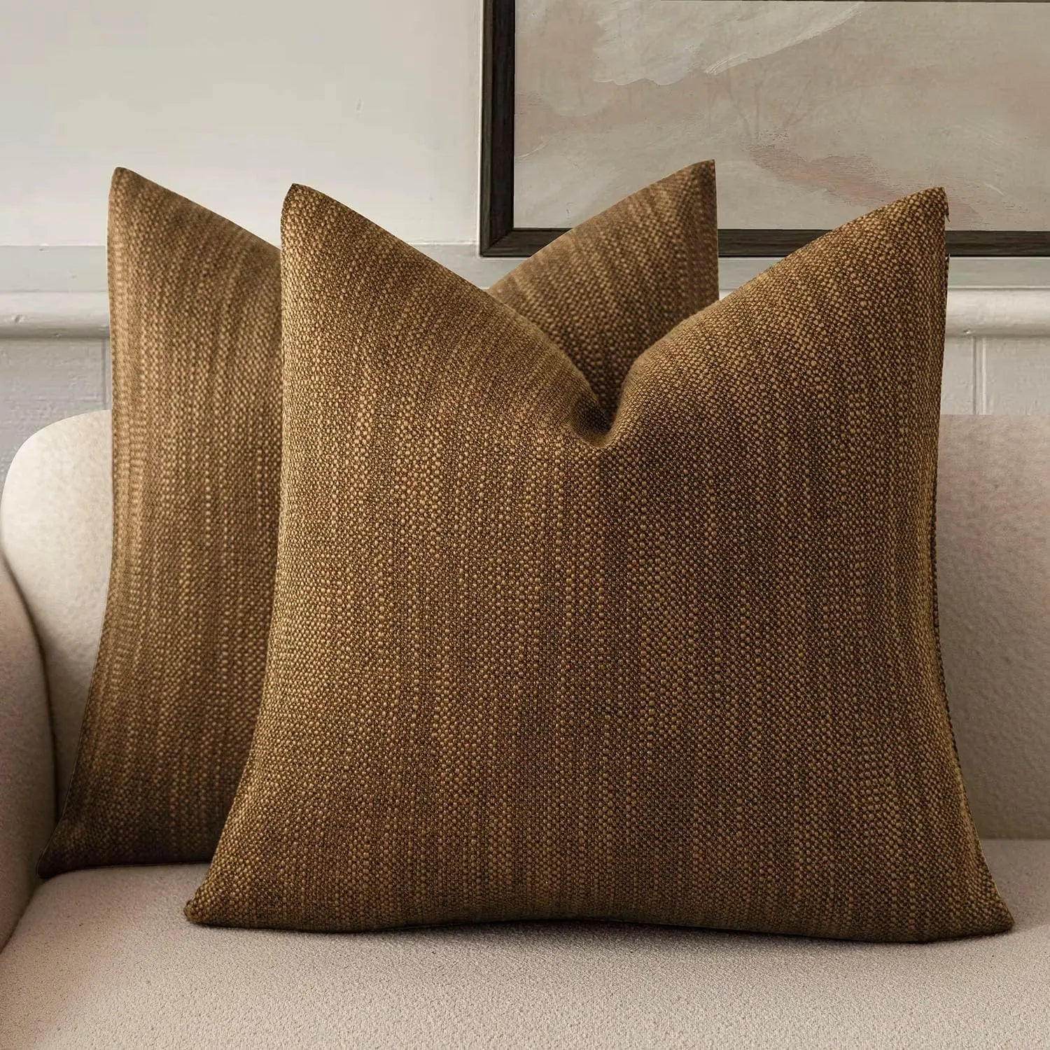 Rowan Woven Chenille Throw Pillow Cover