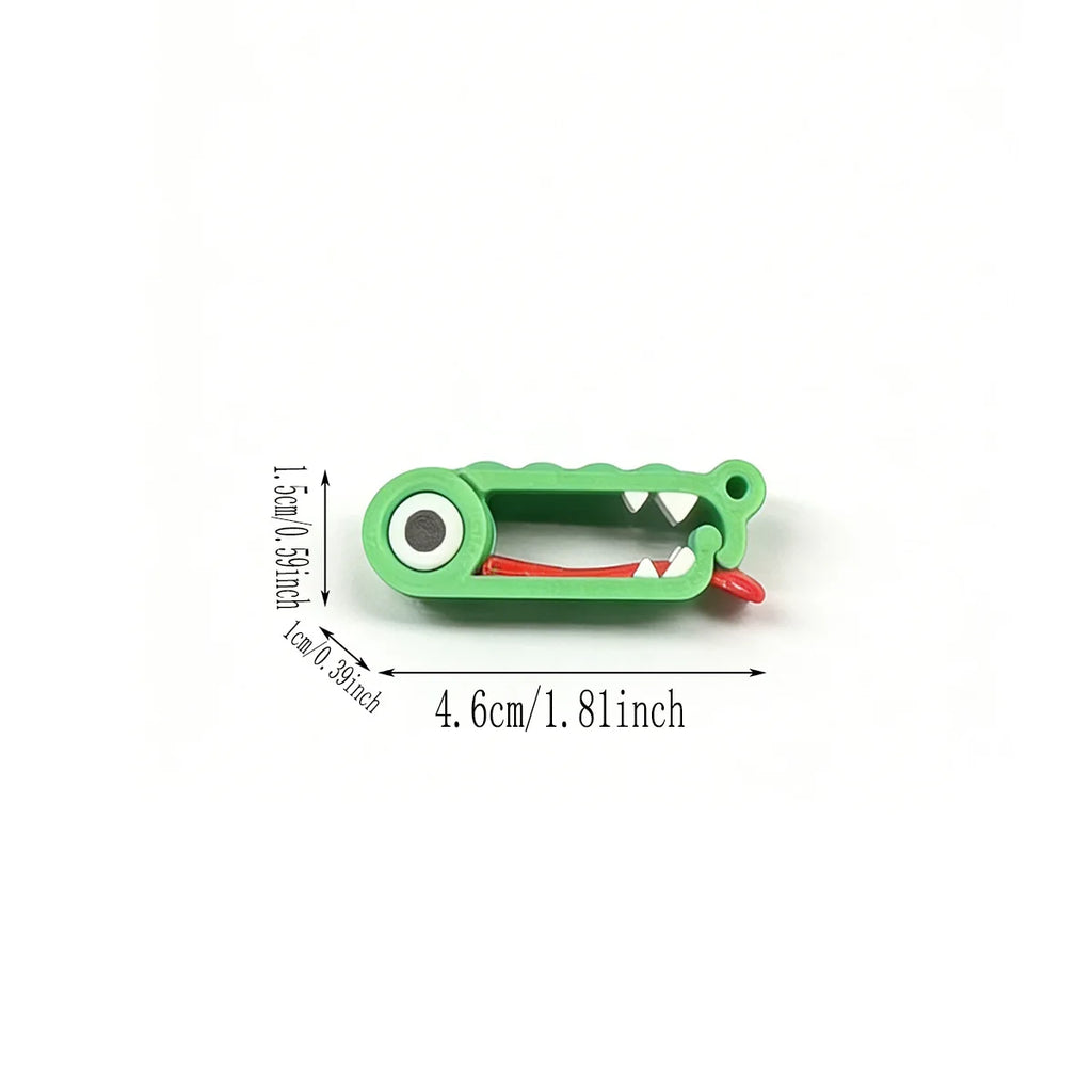 Crocodile Cable Organizer Clip – Cute Cord Holder for Desk & Travel