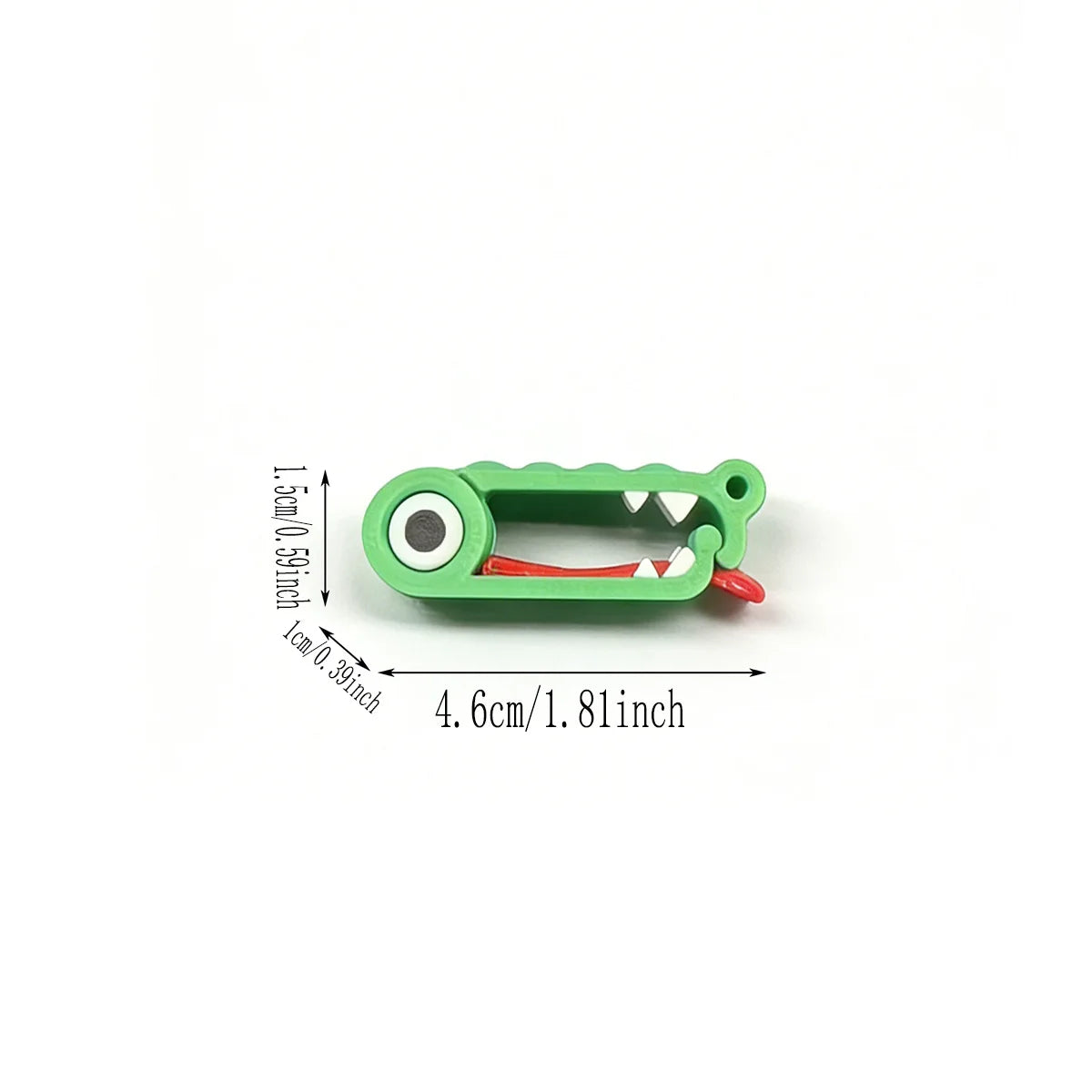 Crocodile Cable Organizer Clip – Cute Cord Holder for Desk & Travel