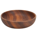 Elmwood Round Wooden Serving Bowl