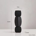 Edda Sculptural Ceramic Vase – Modern Minimalist Tabletop Decor