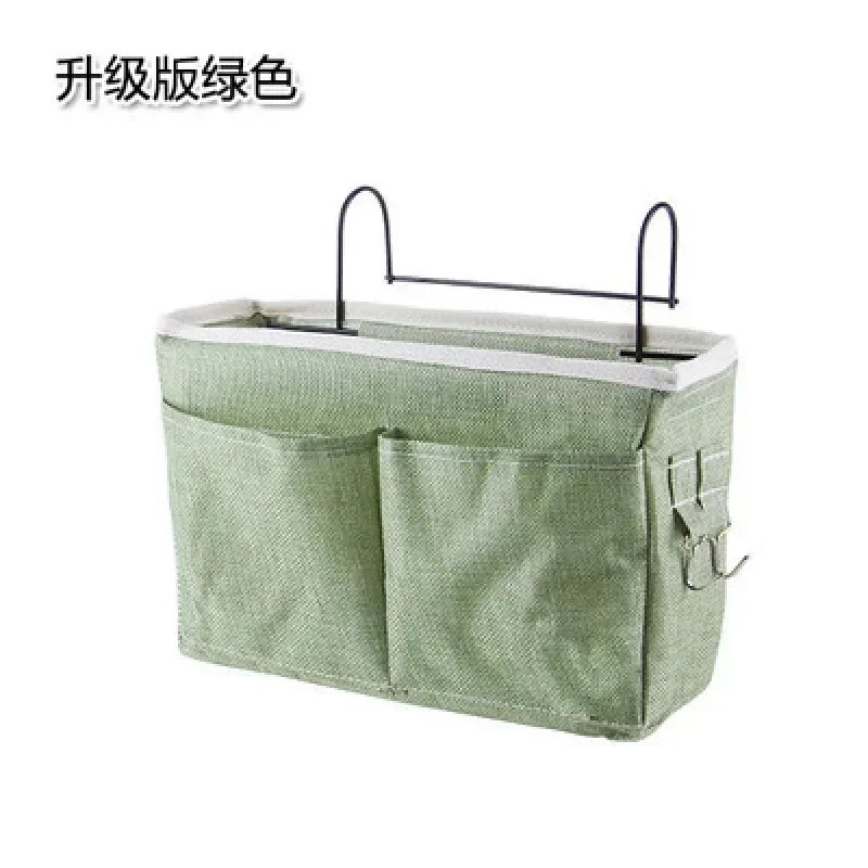 Hanging Bedside Organizer Caddy with Pockets