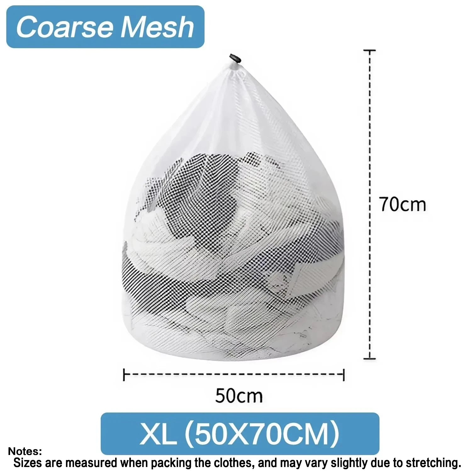 Mesh Laundry Bags with Drawstring for Delicates and Sweaters