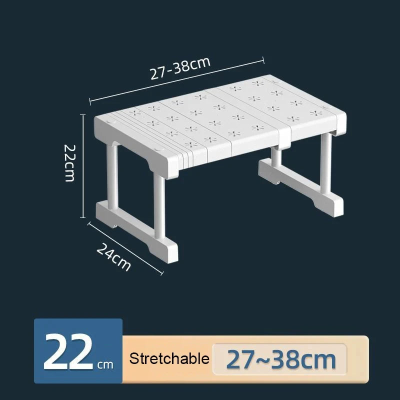 Adjustable Stackable Closet Shelf Divider for Small Spaces
