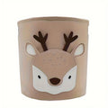 Cartoon Cotton Animal Storage Basket for Kids' Room & Playroom Organization